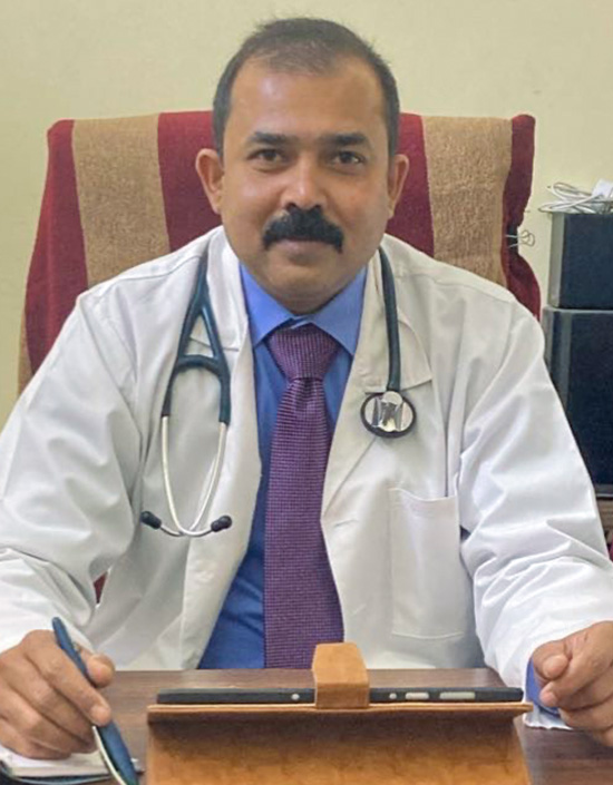 Dr. Pushpal, a distinguished physician and diabetes consultant